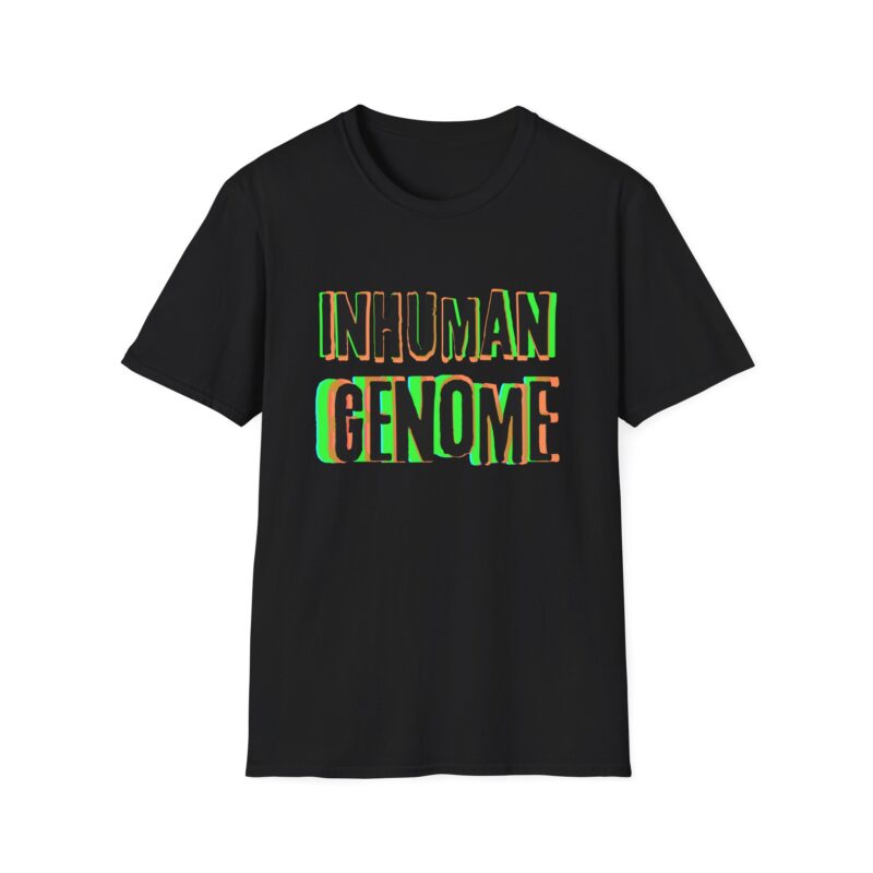 Psychedelic Inhuman Genome Logo - Unisex Softstyle T-Shirt