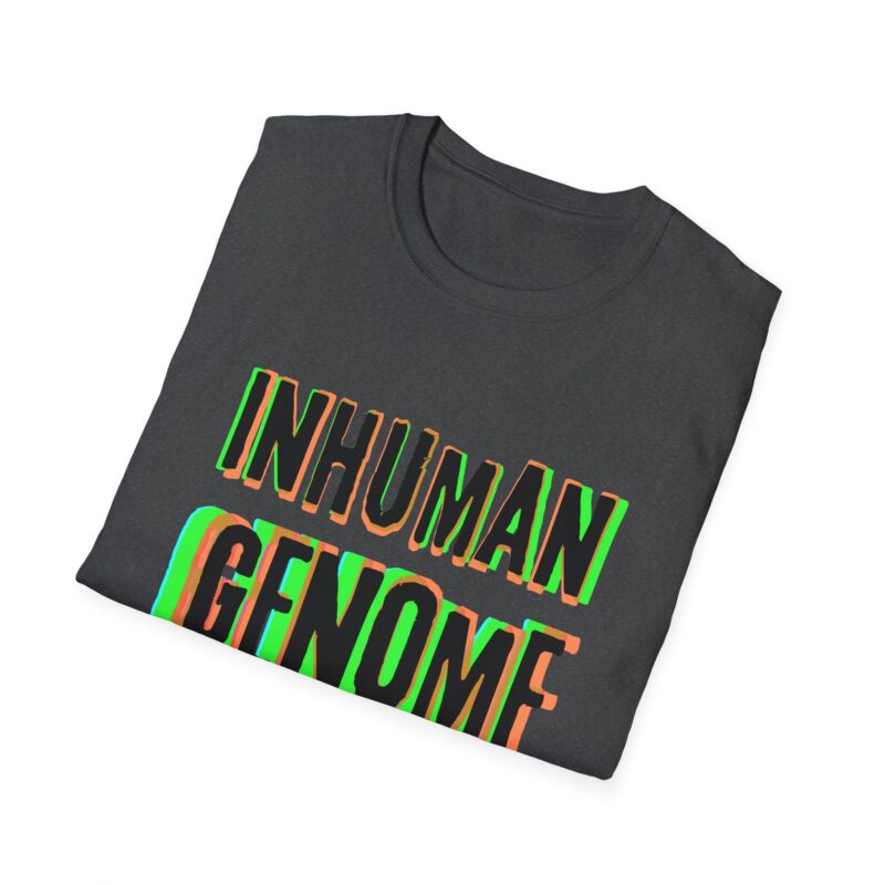 Psychedelic Inhuman Genome Logo - Unisex Softstyle T-Shirt - Image 12