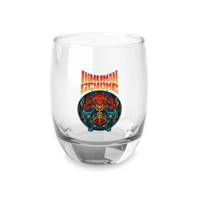 Inhuman Genome Evolution Whiskey Glass