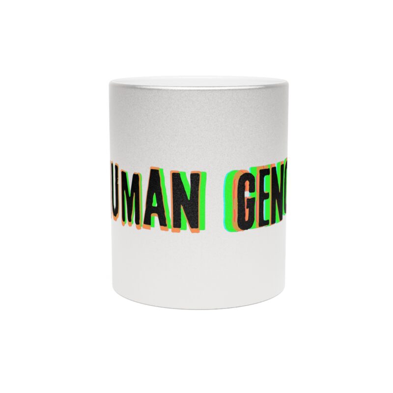 Metallic Mug - Psychedelic Inhuman Genome Logo - Image 2