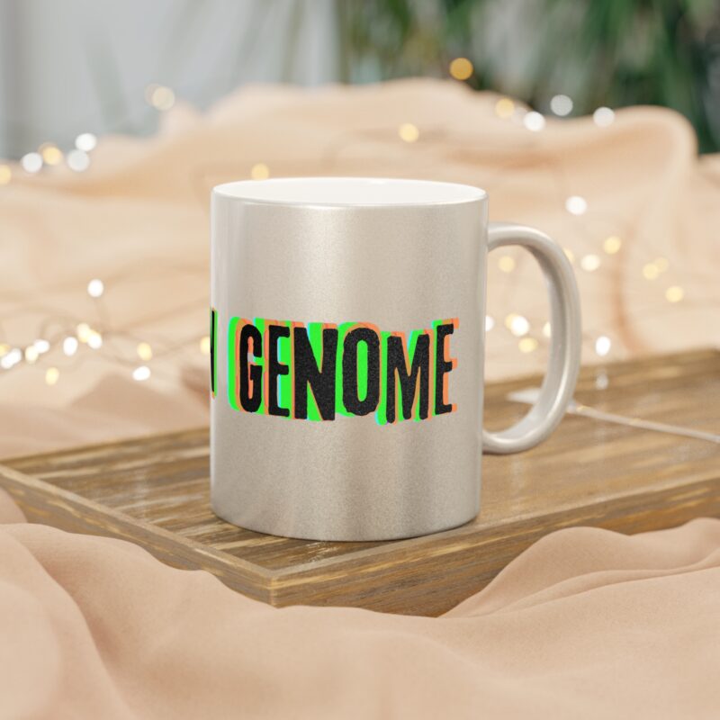 Metallic Mug - Psychedelic Inhuman Genome Logo