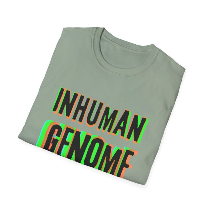 Psychedelic Inhuman Genome Logo - Unisex Softstyle T-Shirt - Image 20