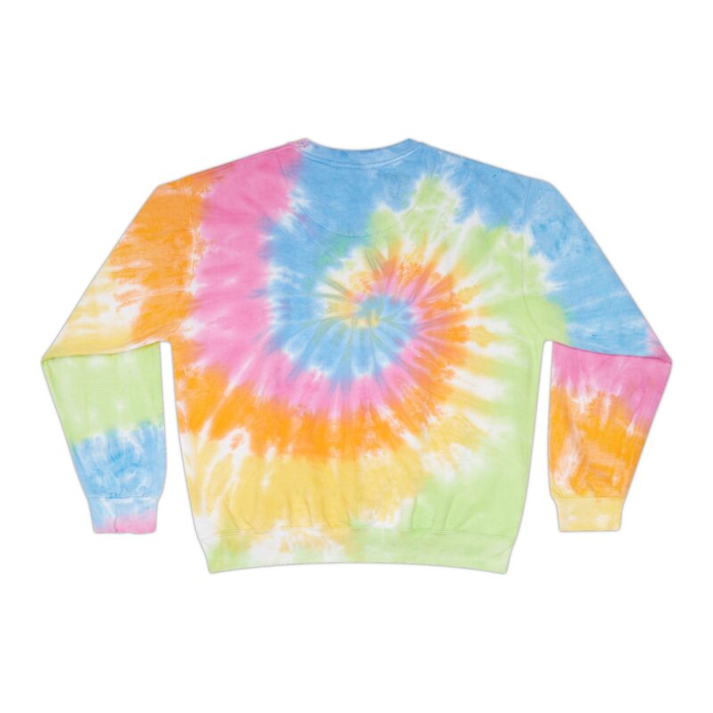 Psychedelic Tie-Dye Sweatshirt with Inhuman Genome Logo - Image 3