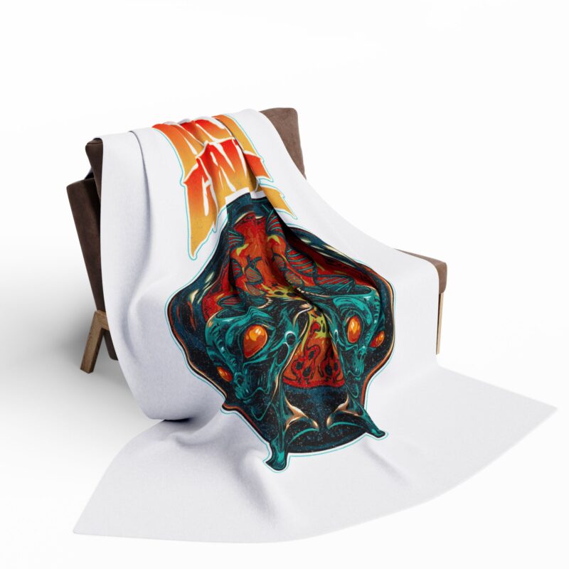 Arctic Fleece Blanket - Inhuman Genome Evolution - Image 12