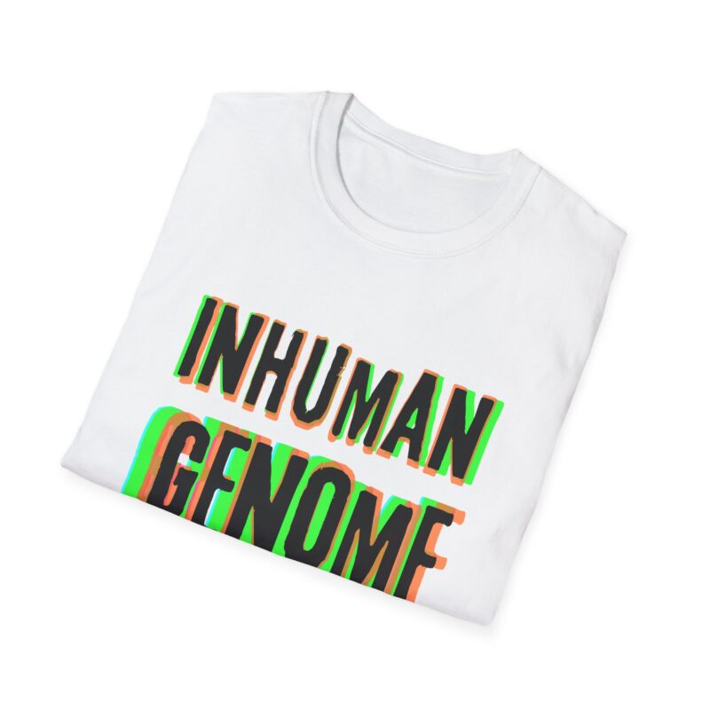 Psychedelic Inhuman Genome Logo - Unisex Softstyle T-Shirt - Image 16