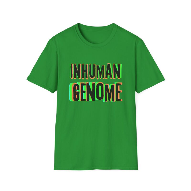 Psychedelic Inhuman Genome Logo - Unisex Softstyle T-Shirt - Image 29