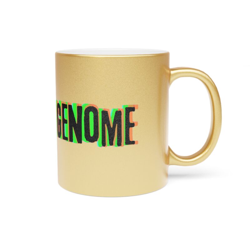 Metallic Mug - Psychedelic Inhuman Genome Logo - Image 7