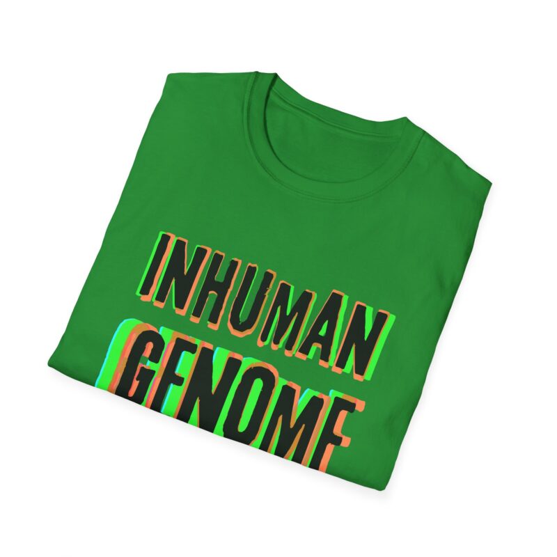 Psychedelic Inhuman Genome Logo - Unisex Softstyle T-Shirt - Image 32