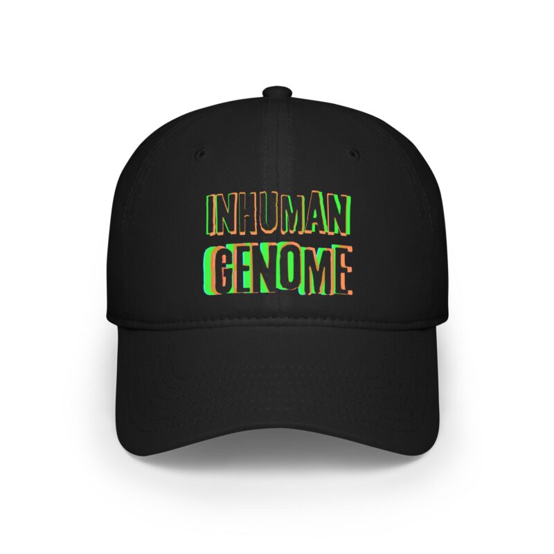 Inhuman Genome Psychedelic Logo Low Profile Baseball Cap