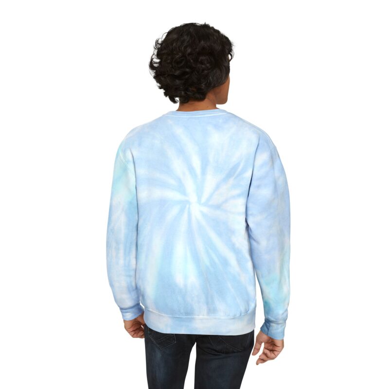 Psychedelic Tie-Dye Sweatshirt with Inhuman Genome Logo - Image 8