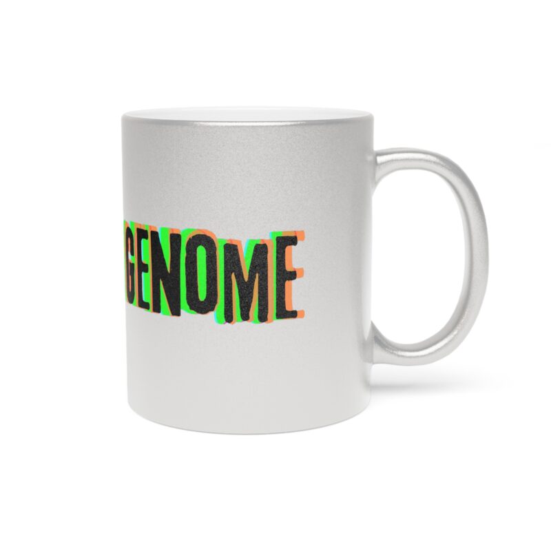 Metallic Mug - Psychedelic Inhuman Genome Logo - Image 4